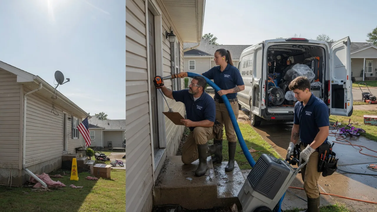 Ceiling Water Damage Restoration in Liebenthal, KS near me